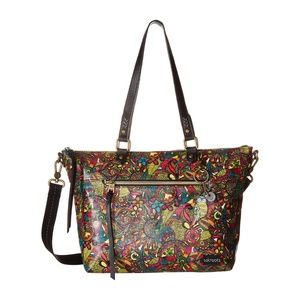 Sakroots satchel purse in Rainbow Spirit Desert pr